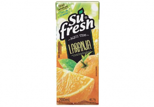 SUFRESH SUCO  DE  LARANJA PPB 200ML